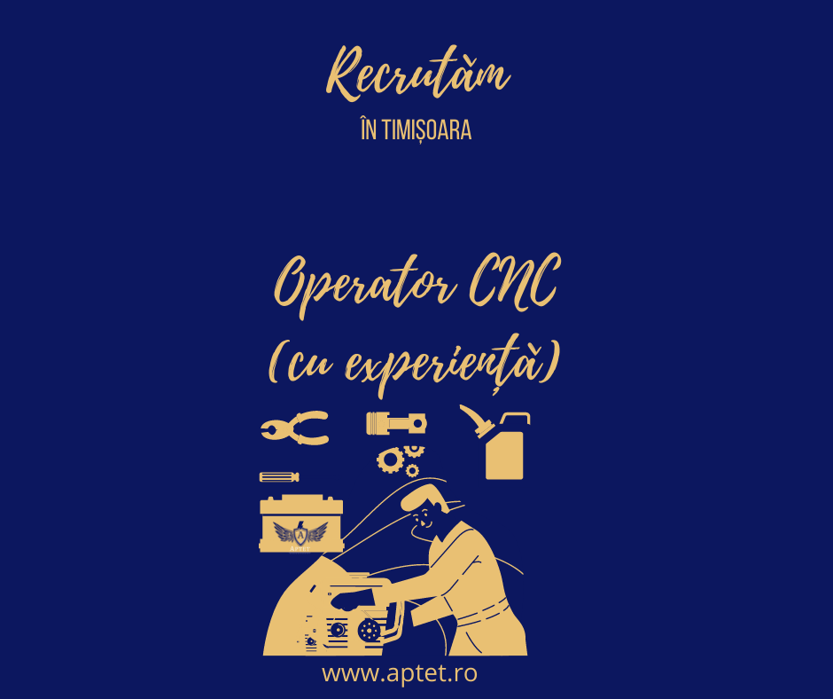 Operator CNC Timișoara